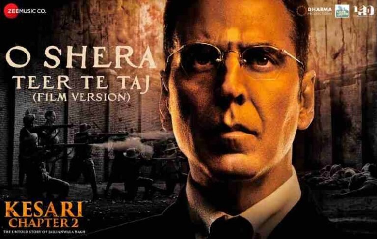 O Shera-Teer Te Taj Song Lyrics